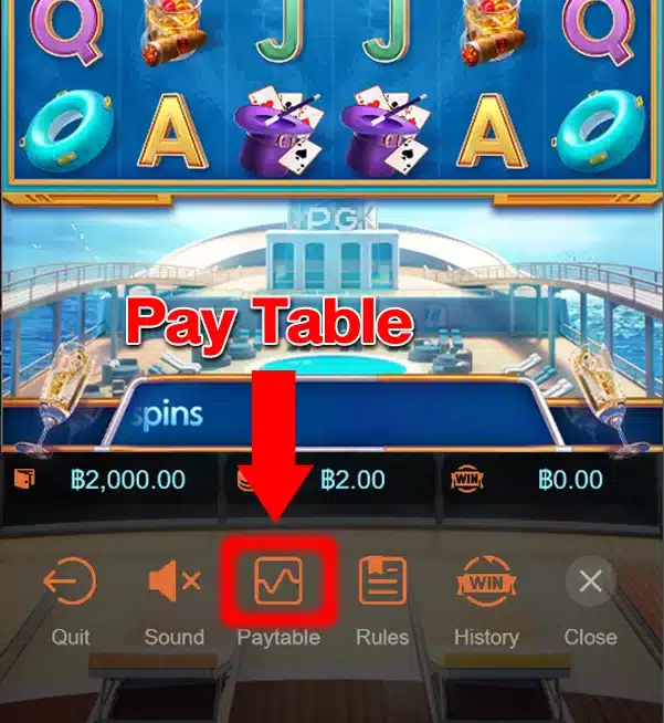 Pay table