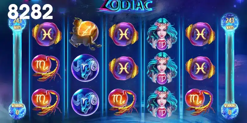 รูปแบบของตัวเกมสล็อต Zodiac